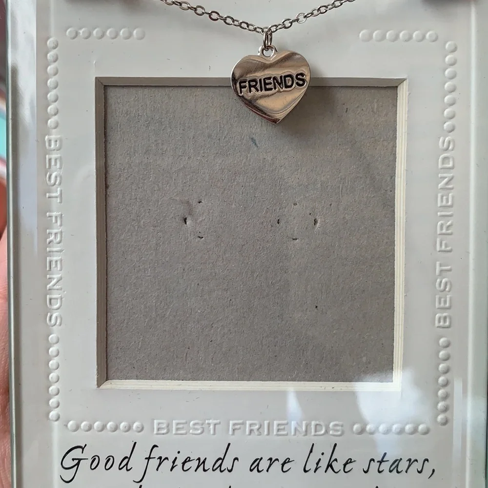 Best friend are like stars mini picture frame silver keepsake